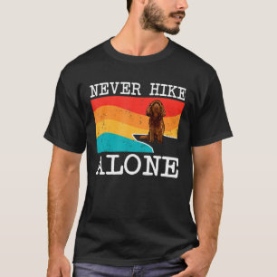 Nooit eenzame Sussex Spaniel Graphic Hiking Hike T-shirt