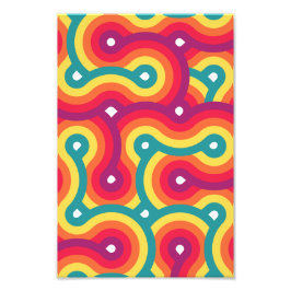 Nooit eindigende wervelingen foto afdruk