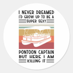 Nooit gedroomd dat ik zou opgroeien tot een super  ronde sticker