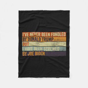 Nooit geflikt door Donald Trump maar Joe Biden 1 Fleece Deken