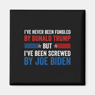 Nooit geflikt door Donald Trump maar Joe Biden 2 Magneet