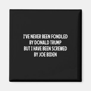 Nooit geflikt door Donald Trump maar Joe Biden 4 Magneet