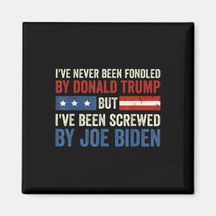 Nooit geflikt door Donald Trump maar Joe Biden 6 Magneet