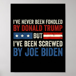 Nooit geflikt door Donald Trump maar Joe Biden 6 Poster