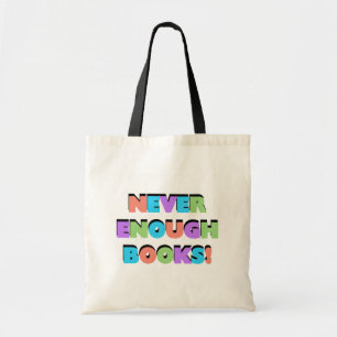 Nooit genoeg Boeken, overhemden en cadeaus Tote Bag