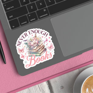 Nooit genoeg boeken sticker