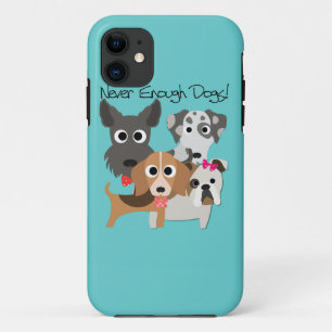Nooit genoeg honden iPhone 11 hoesje