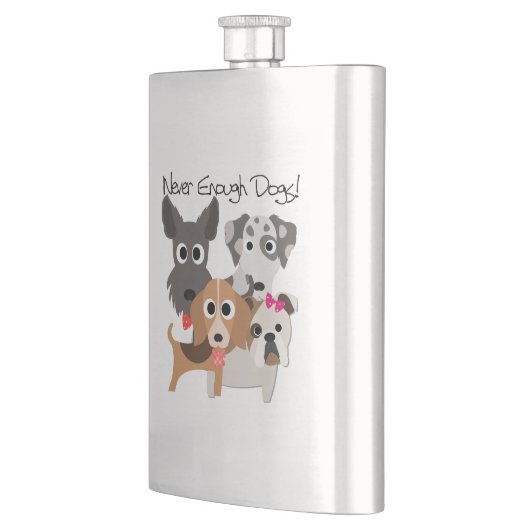 Nooit genoeg honden flacon (Links)