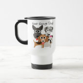 Nooit genoeg honden reisbeker (Links)