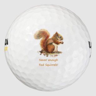 Nooit Genoeg Rode Eekhoorns Leuk Dier Quote Leuk Golfballen