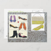 nooit genoeg schoenen briefkaart (Voorkant / Achterkant)