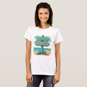 Nooit genoeg Seashells Beach T-shirt (Voorkant volledig)