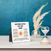 Nooit God Christelijk opgeven Fotoplaat (Insitu)