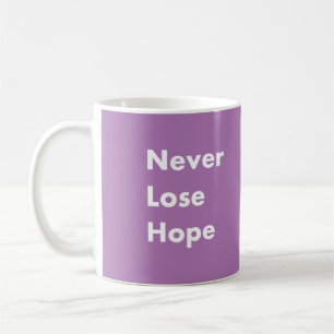 Nooit hoop verliezen koffiemok