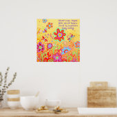 Nooit hoop verliezen poster (Keuken)