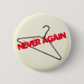 Nooit meer Button (Voorkant)