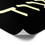 Nooit meer fractale ster van David Poster (Hoek)