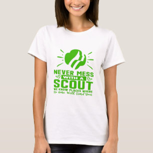 Nooit meer met een scout t-shirt