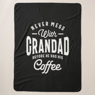 Nooit meer met opa voor koffie sherpa deken