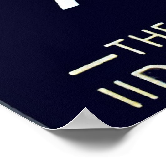 Nooit meer! -Poster Poster (Hoek)