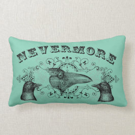Nooit meer Raven Crow Lumbar Pillow Kussen