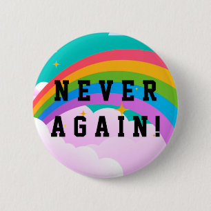 NOOIT MEER RONDE BUTTON 5,7 CM
