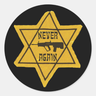 NOOIT MEER Tavor Rifle en Star Ronde Sticker