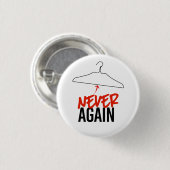 NOOIT MEER Wire Hangers Pro Keuze Ronde Button 3,2 Cm (Voorkant /achterkant)