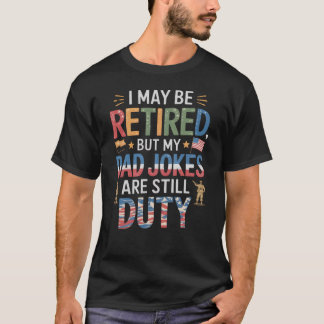 Nooit met pensioen! t-shirt