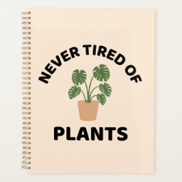 Nooit moe van planten tuinieren planner