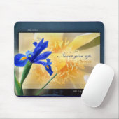 Nooit Mousepad opgeven Muismat (Met muis)