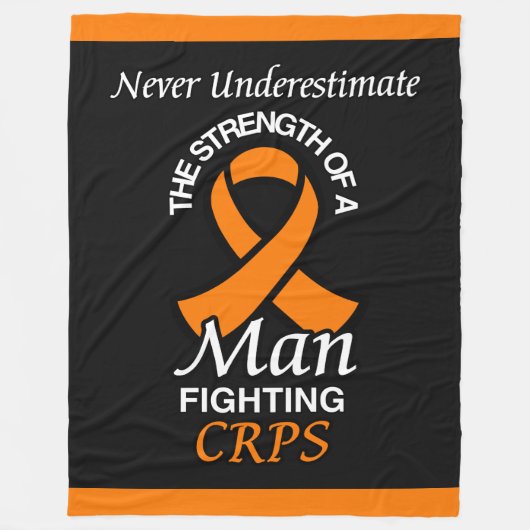 Nooit onderschatten/lint/Man...CRPS-ventilatorblan Fleece Deken (Voorkant)