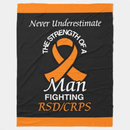 Nooit onderschatten/Lint/Man...RSD/CRPS Fleece Deken