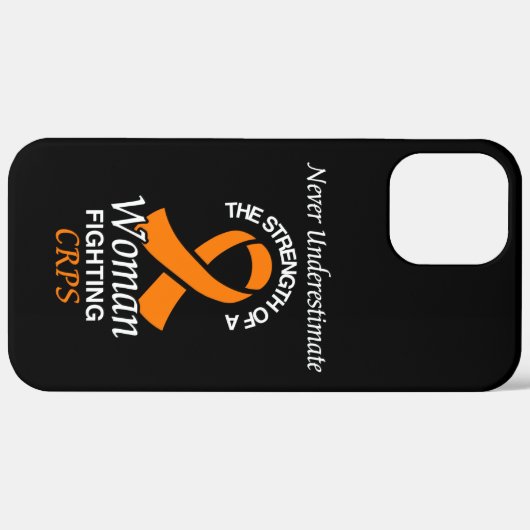 Nooit onderschatten/lint/vrouw...CRPS Case-Mate iPhone Case (Achterkant / Rechts)