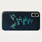 Nooit ooit opgeven Case-Mate iPhone case (Achterkant (horizontaal))