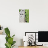 Nooit ooit opgeven. poster (Thuiskantoor)