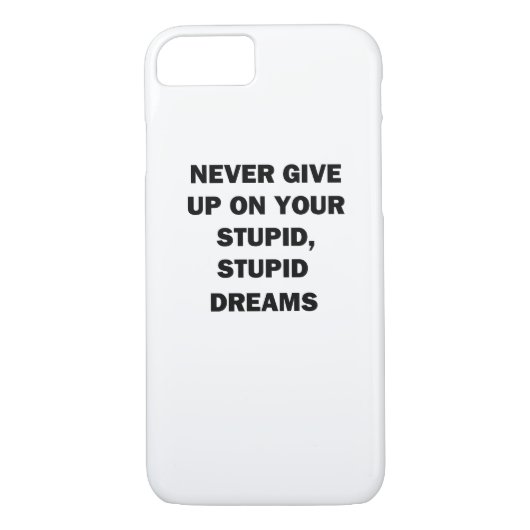 Nooit opgeven Case-Mate iPhone case (Achterkant)