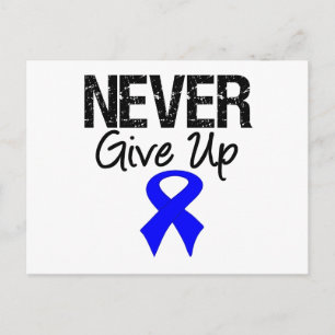 Nooit opgeven (Colon Cancer) Briefkaart