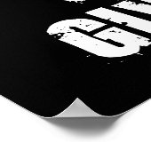 Nooit opgeven - Draaiing van gym Poster (Hoek)