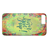 "Nooit opgeven" Geïnspireerde Case-Mate iPhone Case (Achterkant (Horizontaal))