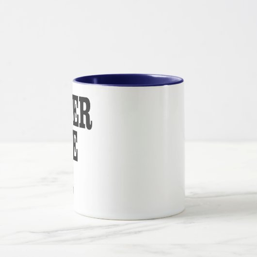 Nooit opgeven Inspirerend Winning Mindset Coffee Mok (Midden)