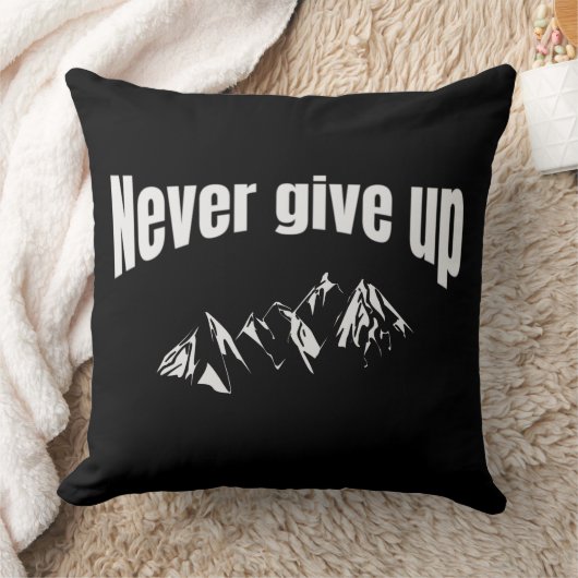 Nooit opgeven kussen (Deken)