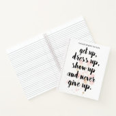 Nooit opgeven notitieboek (Binnen)