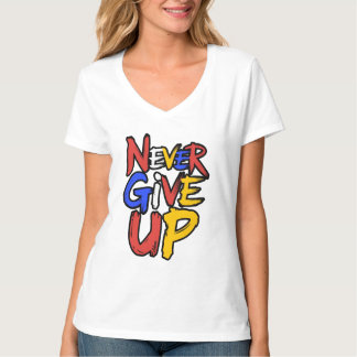 Nooit Opgeven Onstuitbare Geest T-shirt