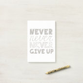 Nooit opgeven post-it® notes (Op bureau)