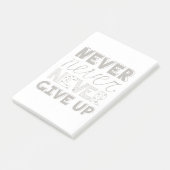 Nooit opgeven post-it® notes (Schuin)