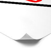 Nooit opgeven poster (Hoek)