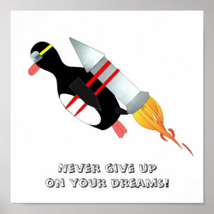 Nooit opgeven poster