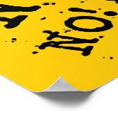 Nooit opgeven poster (Hoek)