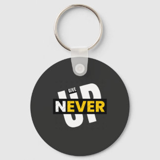 nooit opgeven sleutelhanger